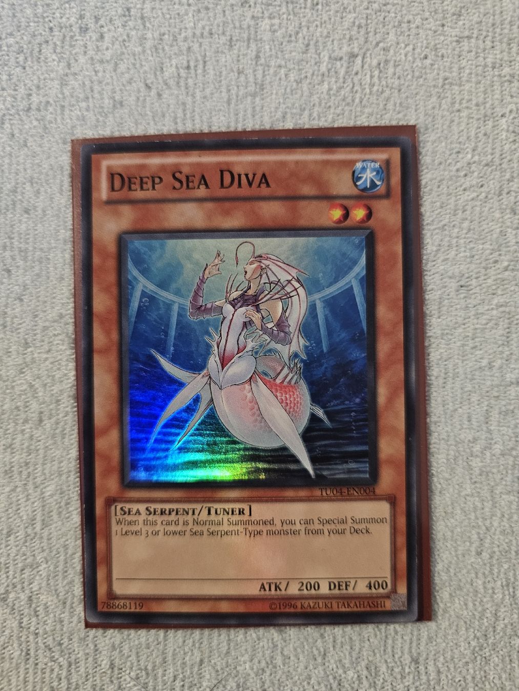 Yugioh Sammelbilder & Trading cards: Yu-Gi-Oh! Deep Sea Diva TU04-EN004 – Gebraucht aus Gossau SG von KingofRingx3