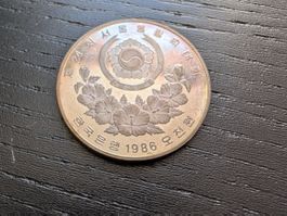 🇰🇷 Korea Olympic 5000 Won 1986 - Silver KM:55
