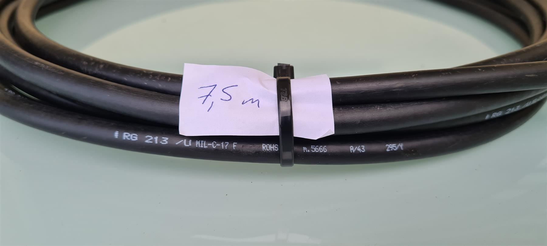 Radiocomunicazione: *****  7.5 m câble coax RG-213 - neuf – Nuovo e nell'imballaggio originale da Villaz-St-Pierre venduto da Ubid 1