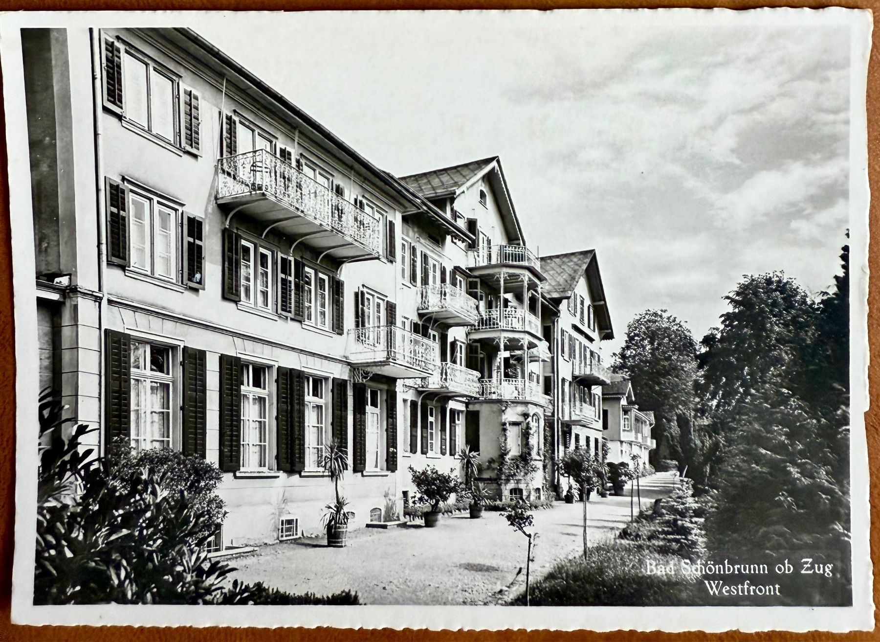 Cartoline postali: AK:  Bad Schönbrunn ZG – Usato da Lutry venduto da Ediego