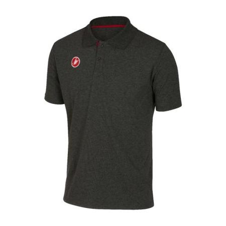 Castelli Race Day Polo - Heather Gray (Grösse: XS)
