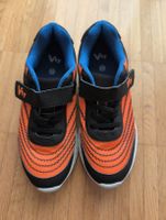 Kinder Turnschuhe orange/schwarz Grösse 35 2-3x getragen