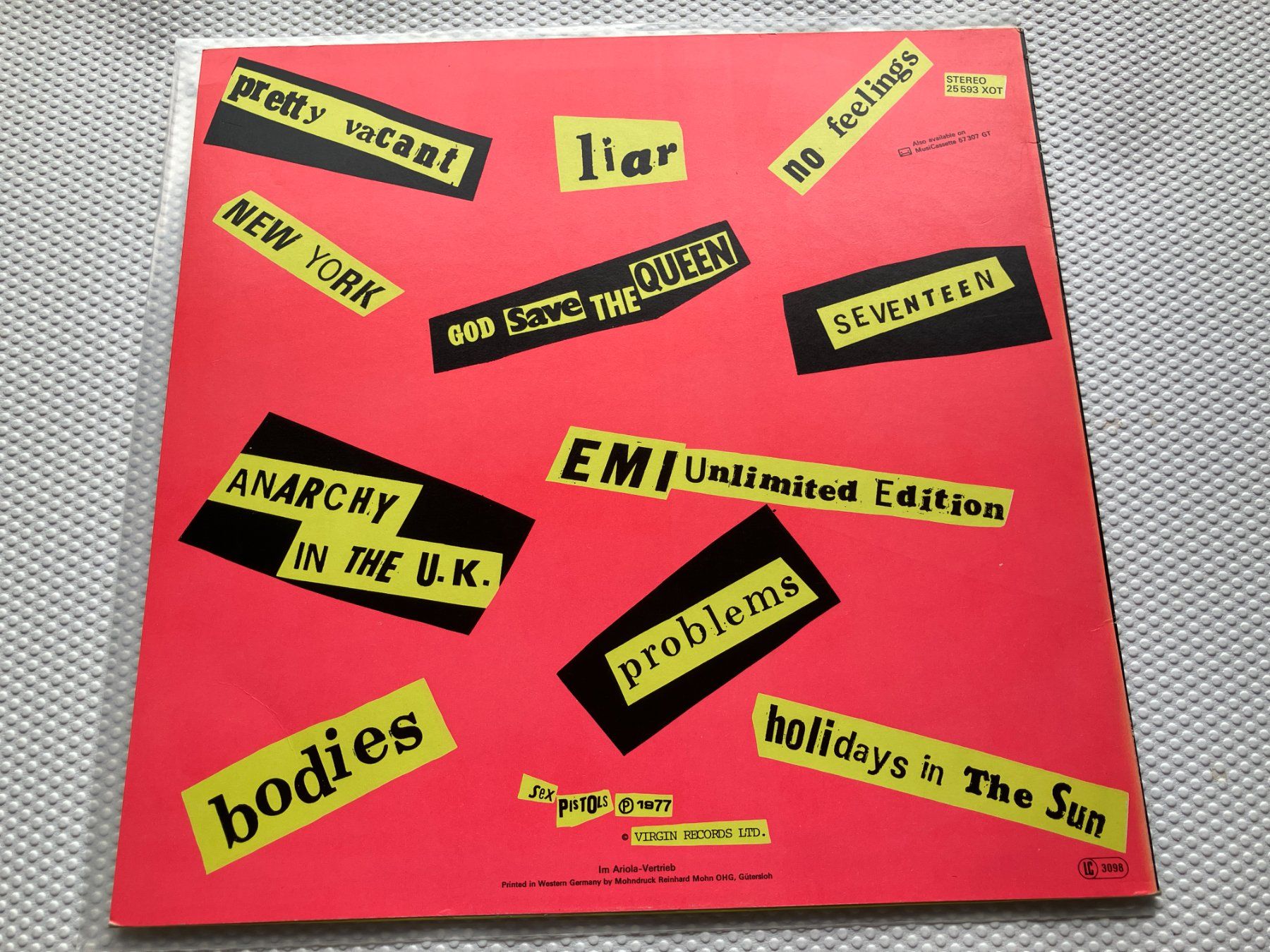 Dischi in vinile: Sex Pistols – Usato da Aarwangen venduto da Jukebox3 2