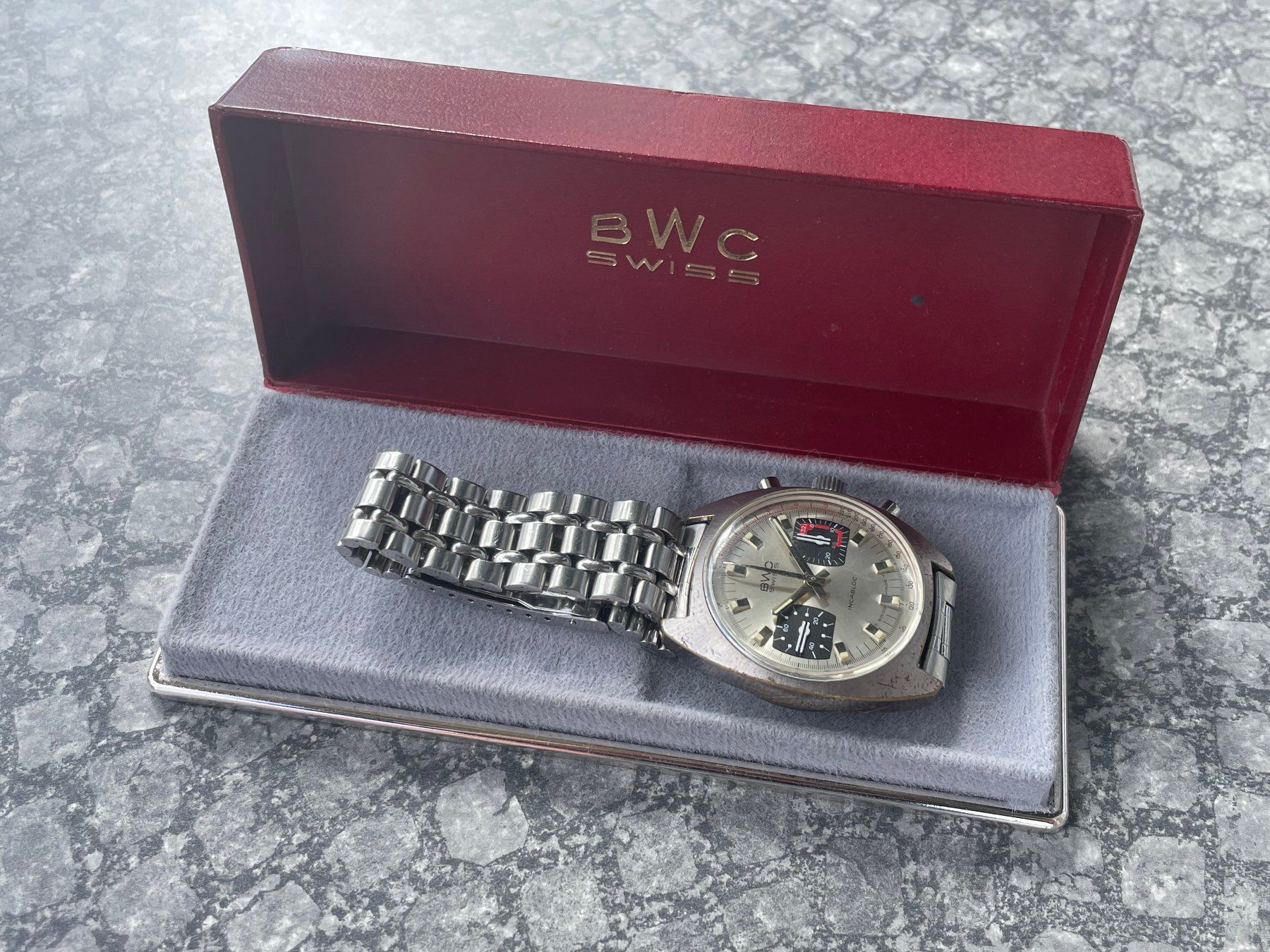Orologi: Vintage BWC Swiss Chronograph – Usato da St. Gallen venduto da sqzxm72 6
