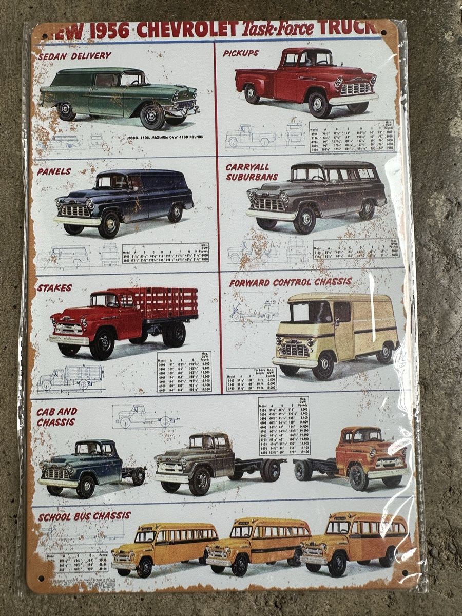 Insegne: Chevrolet gm 1956 truck pick up panel – Nuovo (secondo la descrizione) da Reinach AG venduto da rares75