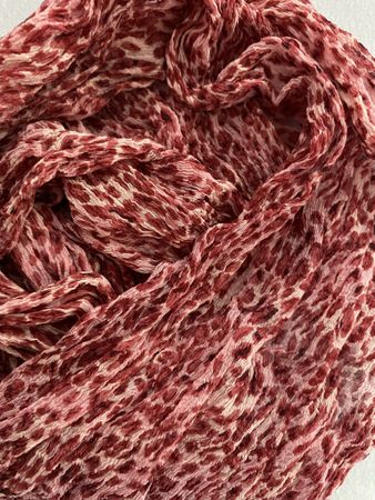 Damen Halstuch Animalprint pink guter Zustand