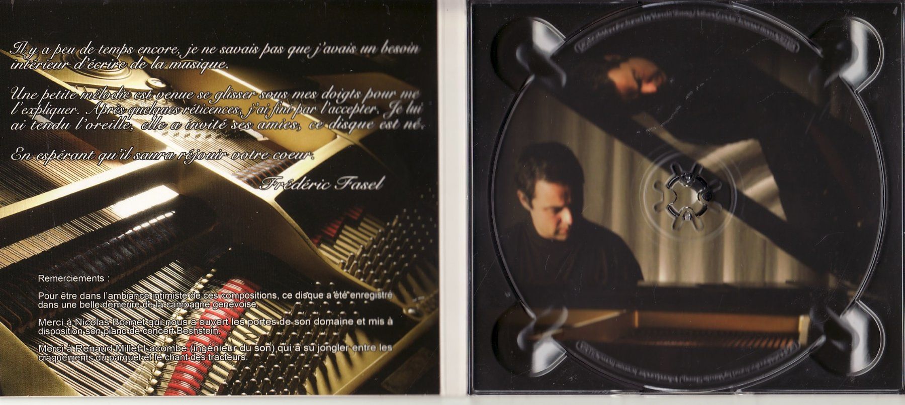 CD: Frédéric FASEL : Piano Solo – Nuovo (secondo la descrizione) da Boussens venduto da catfood01 2