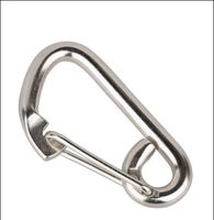Karabiner mit Bügfeder INOX Ø 8mm. Kostenfreie Zustellung!