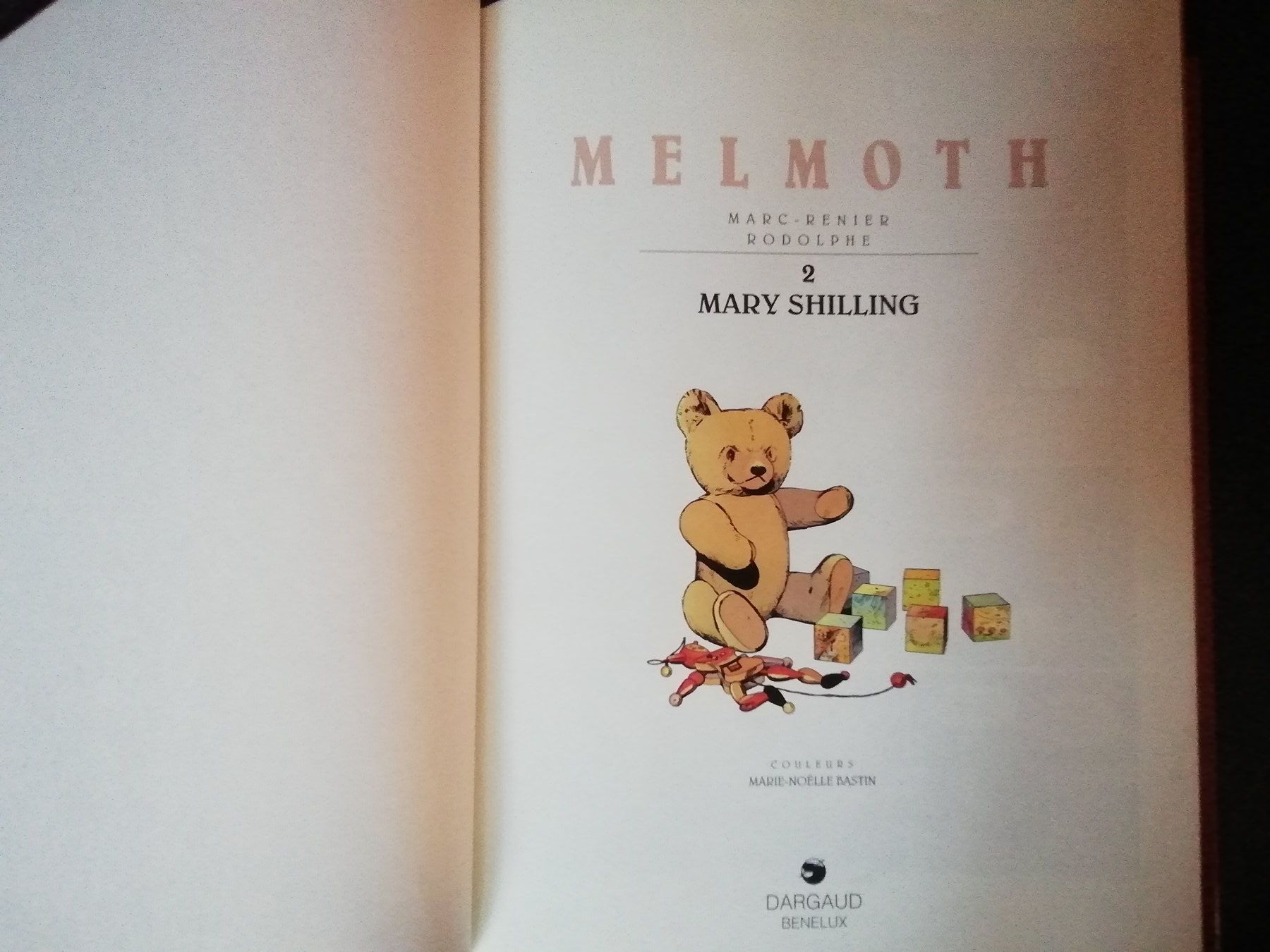 Fumetti: BD Melmoth T2 Mary SHILLING, Marc-Renier Rodolphe Dargaud EO – Usato da Commugny venduto da Juliemimi 2