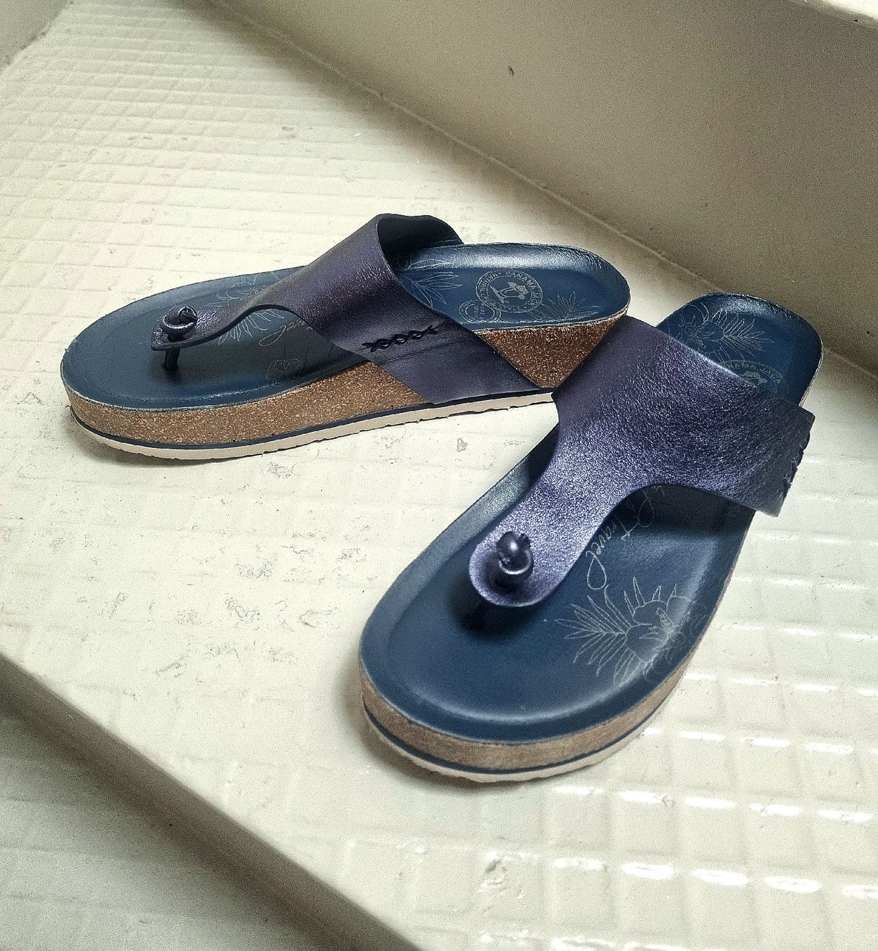 Panama Jack Scarpe da donna: sandales compensées en cuir – Nuovo (secondo la descrizione) da vevey venduto da komulainen