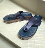 sandales compensées en cuir