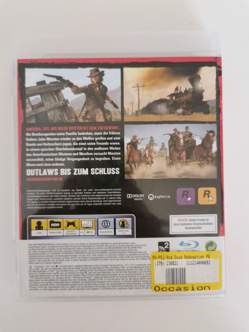 Giochi: Ps 3 - Red Dead Redemption – Usato da Lenzburg venduto da eyworld 2