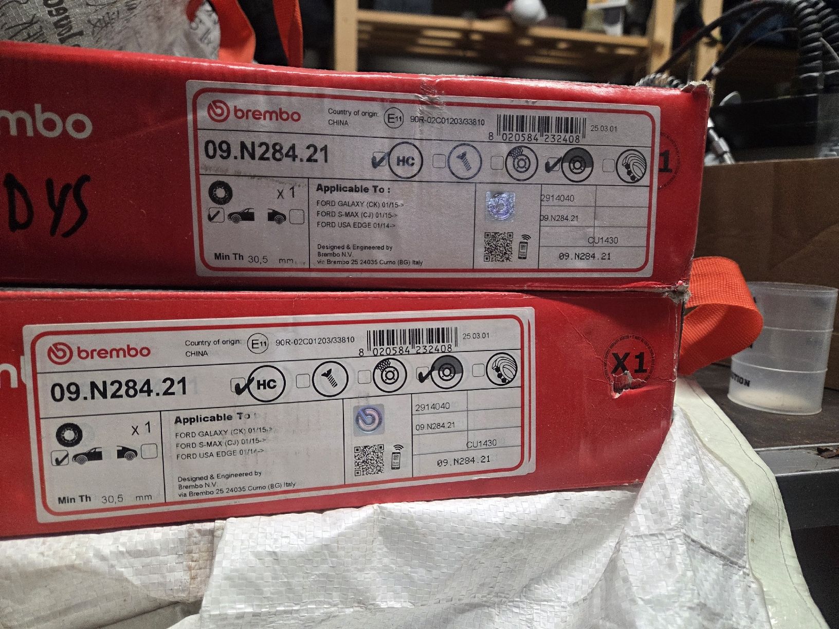 Ford Tutti pezzi di ricambio auto: Disque frein Ford – Nuovo e nell'imballaggio originale da Leytron venduto da Nibu 1