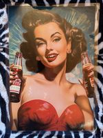 Pin up coca Cola Werbung 