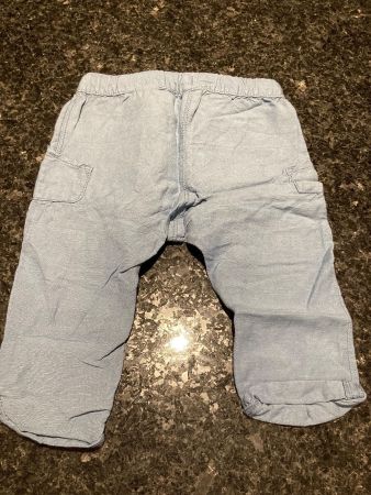 Hellblaue Sommerhose, H&M, 74, neuwertig
