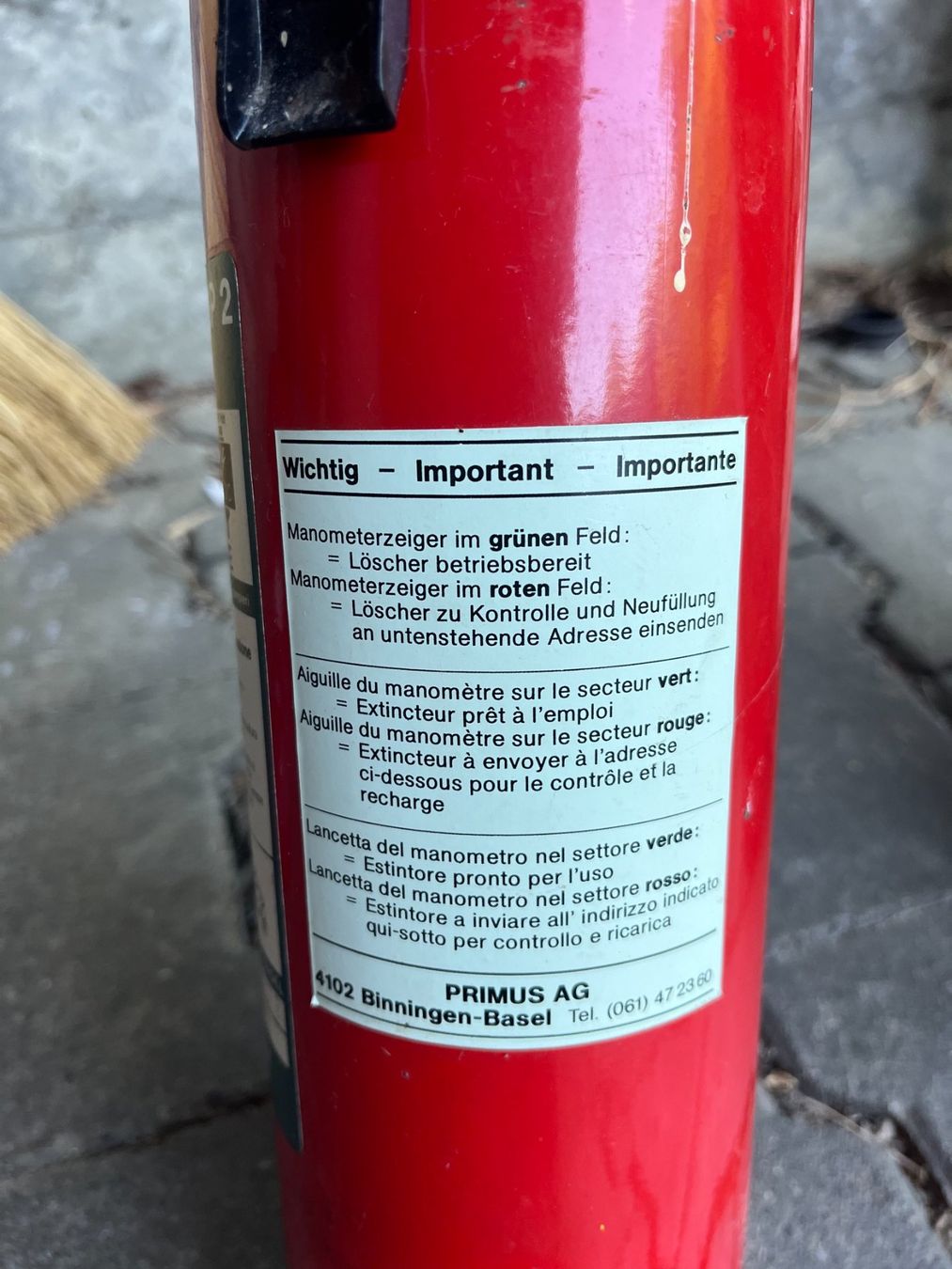 Estintori: 3x Feuerlöscher – Difettoso da Leuggern venduto da Yzerman2 5