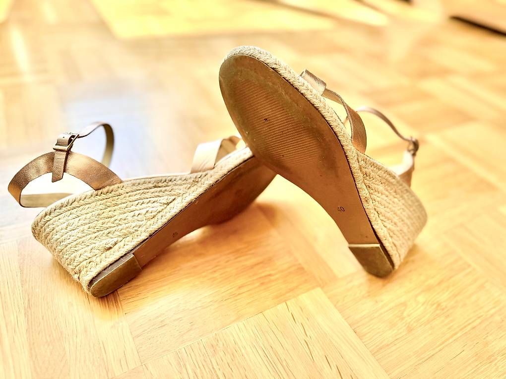 Scarpe da donna: Keilsandalen JONAK Gr. 40 roségold – Usato da Biberstein venduto da evolution89 4