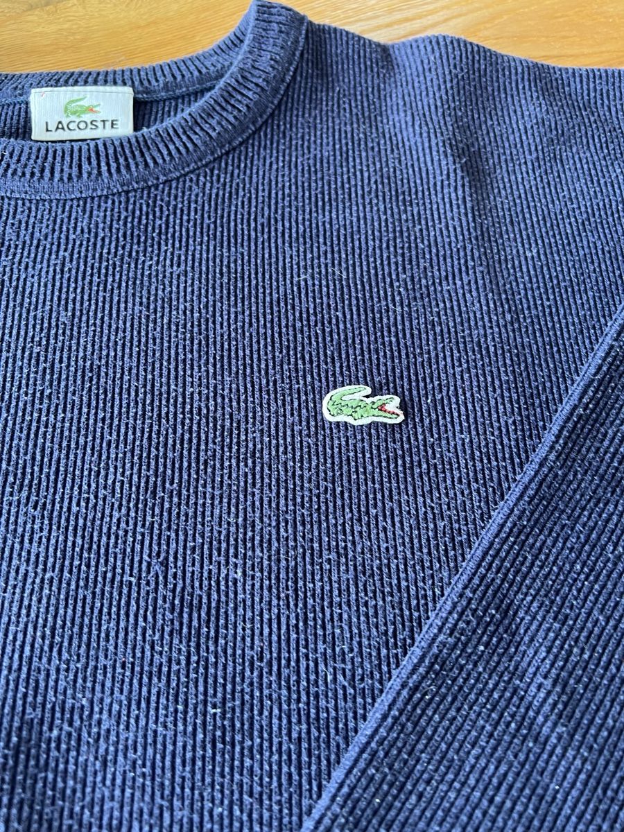 Lacoste Maglioni & Felpe: Lacoste Pullover, Grösse 7, dunkelblau – Usato da Wolfwil venduto da Poulet60 1