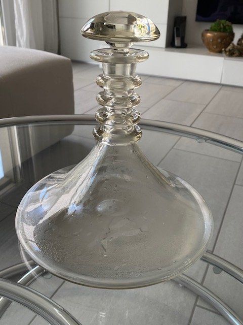 Caraffe: Midcentury Schiffskaraffe aus Glas – Usato da Wiesendangen venduto da EnricaL 5