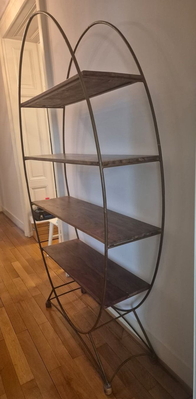 Scaffali: Etagère design industriel bois et métal – Usato da Versoix venduto da cpython 2