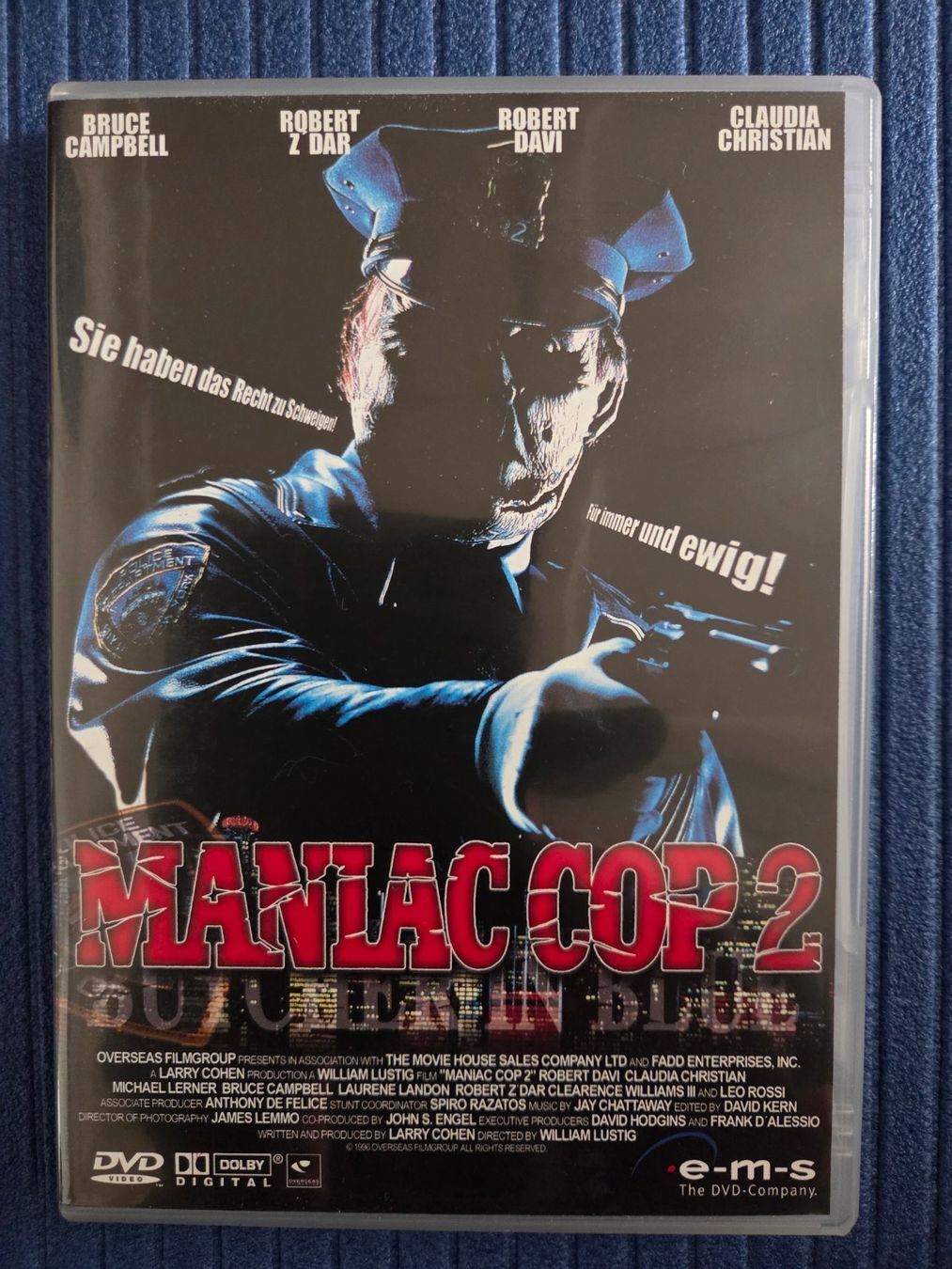 Tutti i DVDs: DVD Maniac Cop 2 Bruce Campbell – Usato da Mollis venduto da Cadillac58