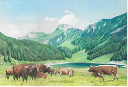 Tony Sutter "Sämtisersee mit Kasten und