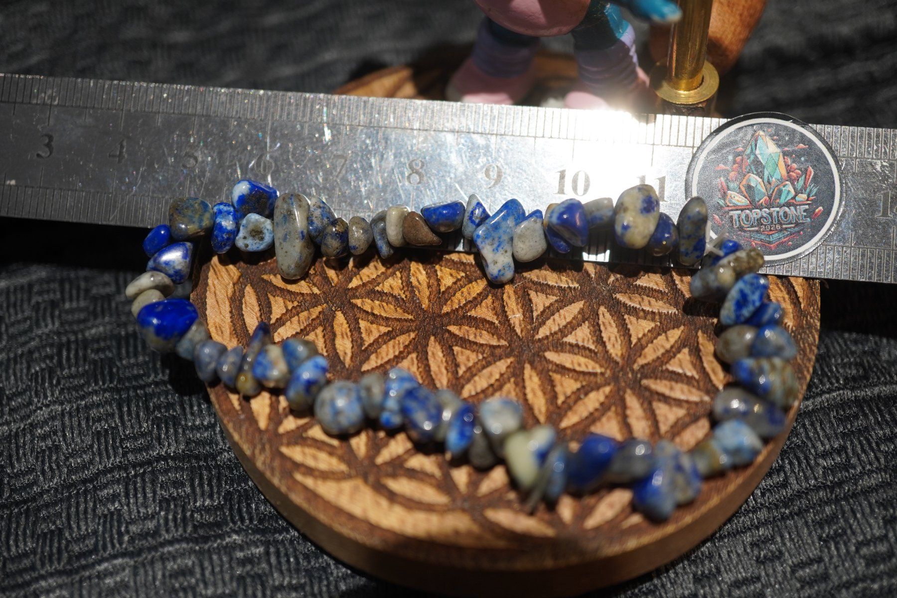 Minerali & Pietre curative: Lapis   Splitter Armband   ab  1.-     Räumung – Nuovo e nell'imballaggio originale da Eschenbach SG venduto da topstone 2