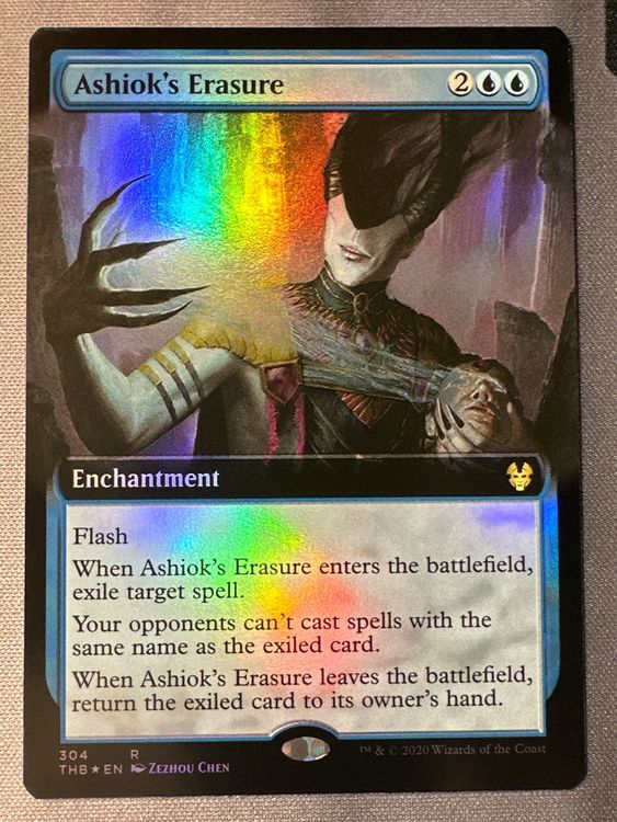 Ashiok‘s Erasure FOIL Variant 304 Theros Boosterfrisch Kaufen auf Ricardo