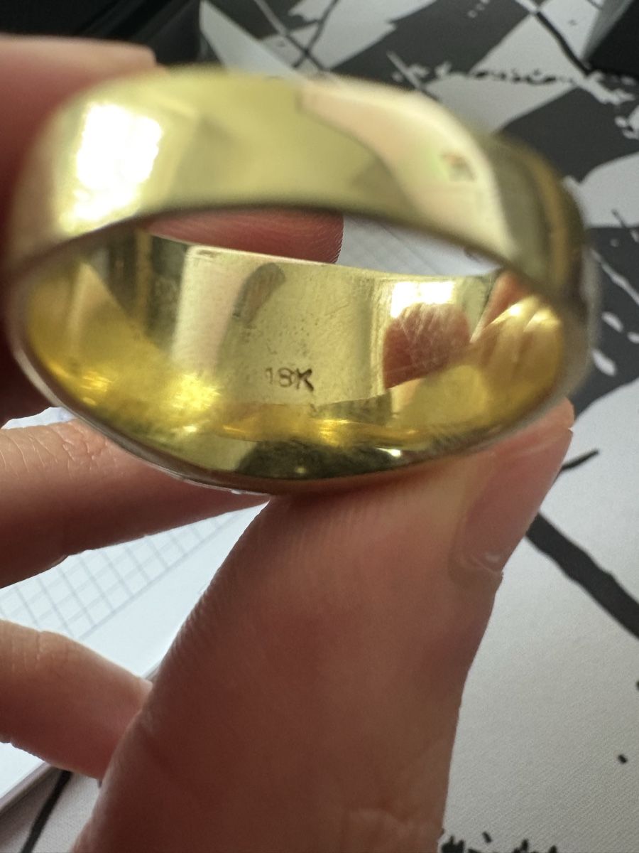 Bagues: Goldiger Ring mit blauen Stein – D'occasion à Bern par ism_7p5z 1