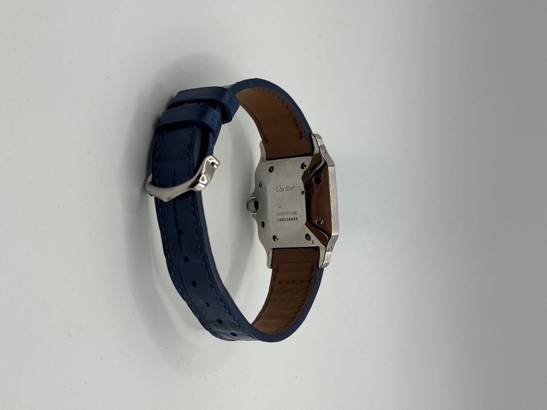 Cartier Orologi: Cartier Santos Carrée Ref. 2960  Automatik – Usato da Basel venduto da Wolfofvintagewatches 4