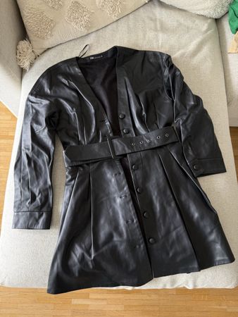 Robe effet cuir Zara S