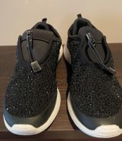 Stylische Damen Sneakers, Schwarz, Grösse 37