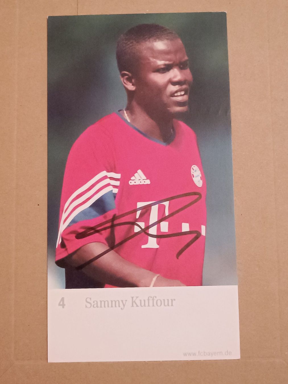 Autographes: Sammy Kuffour - handsigniert - Bayern München – D'occasion à Menziken par Autogramme