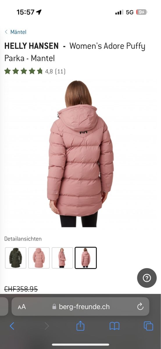 Helly Hansen Giacche: Helly Hansen Adore Puffy Jacke – Nuovo (secondo la descrizione) da Rapperswil SG venduto da kimbuetler 6