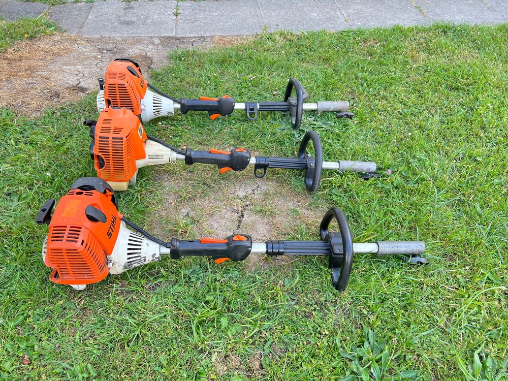 3x Stück STIHL Rasentrimmer Kombigerät, KM 130, 100, 85, Kaufen auf