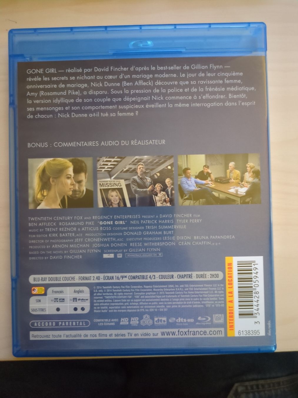 Tutti i DVDs: Gone Girl - Blu-Ray – Nuovo (secondo la descrizione) da Gland venduto da Kyostal 1