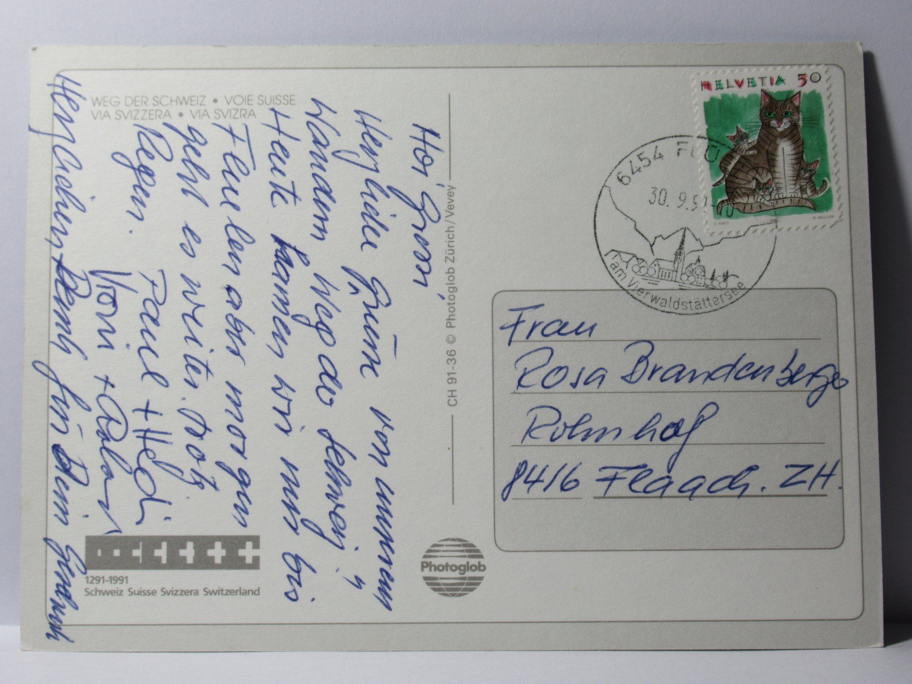 Cartes postales: Weg der Schweiz – D'occasion à Grenchen par Bluemchen1900 1