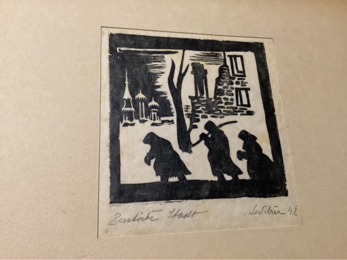 Xilografie: HOLZSCHNITTE VON EUGEN LEDEBUR 1942 – Usato da Münchenstein venduto da NoSu98 2