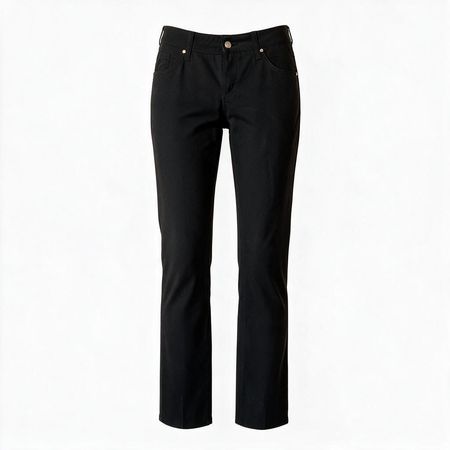 Damen Hose Met Jeans schwarz Grösse 28 guter Zustand