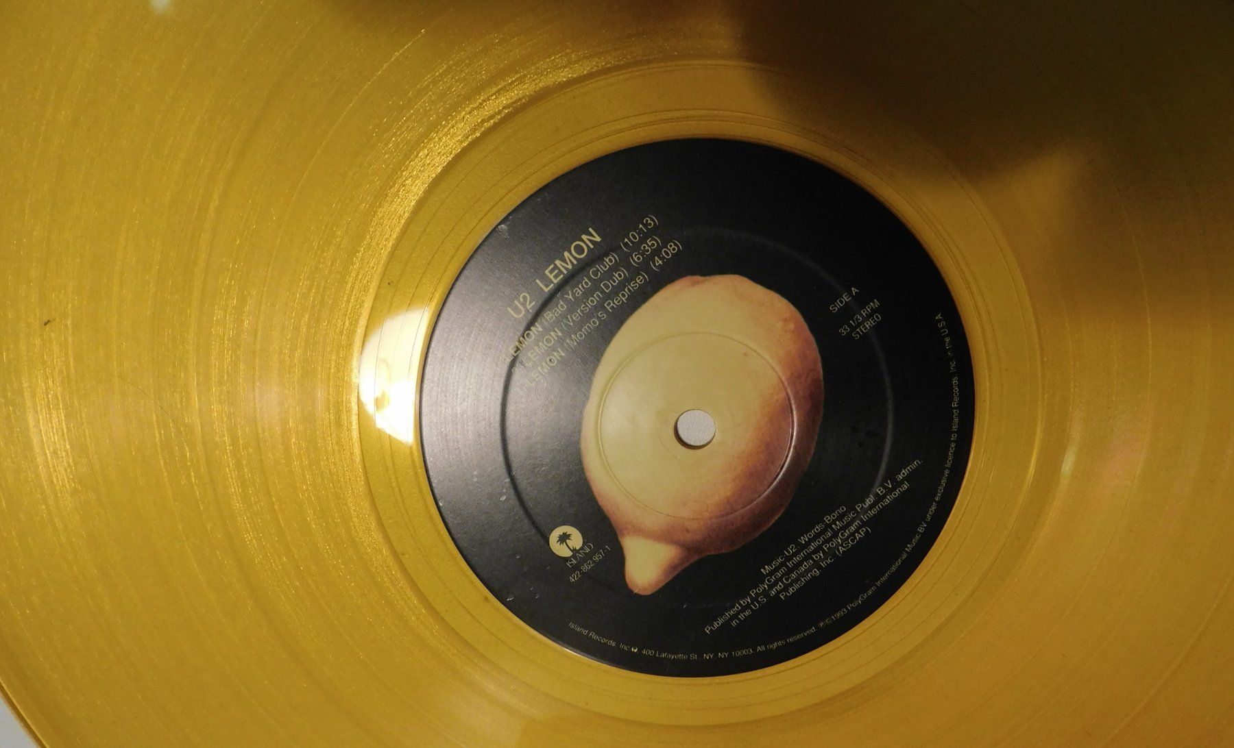 Vinyles: LP - U2 - Lemon -  Schallplatte - Remixes     LP – D'occasion à Sursee par 76 3