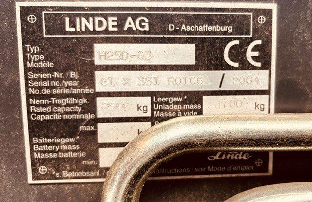 Linde Carrelli elevatori e a forche: Linde H25 Diesel – Usato da Luzern venduto da Cetina0 4