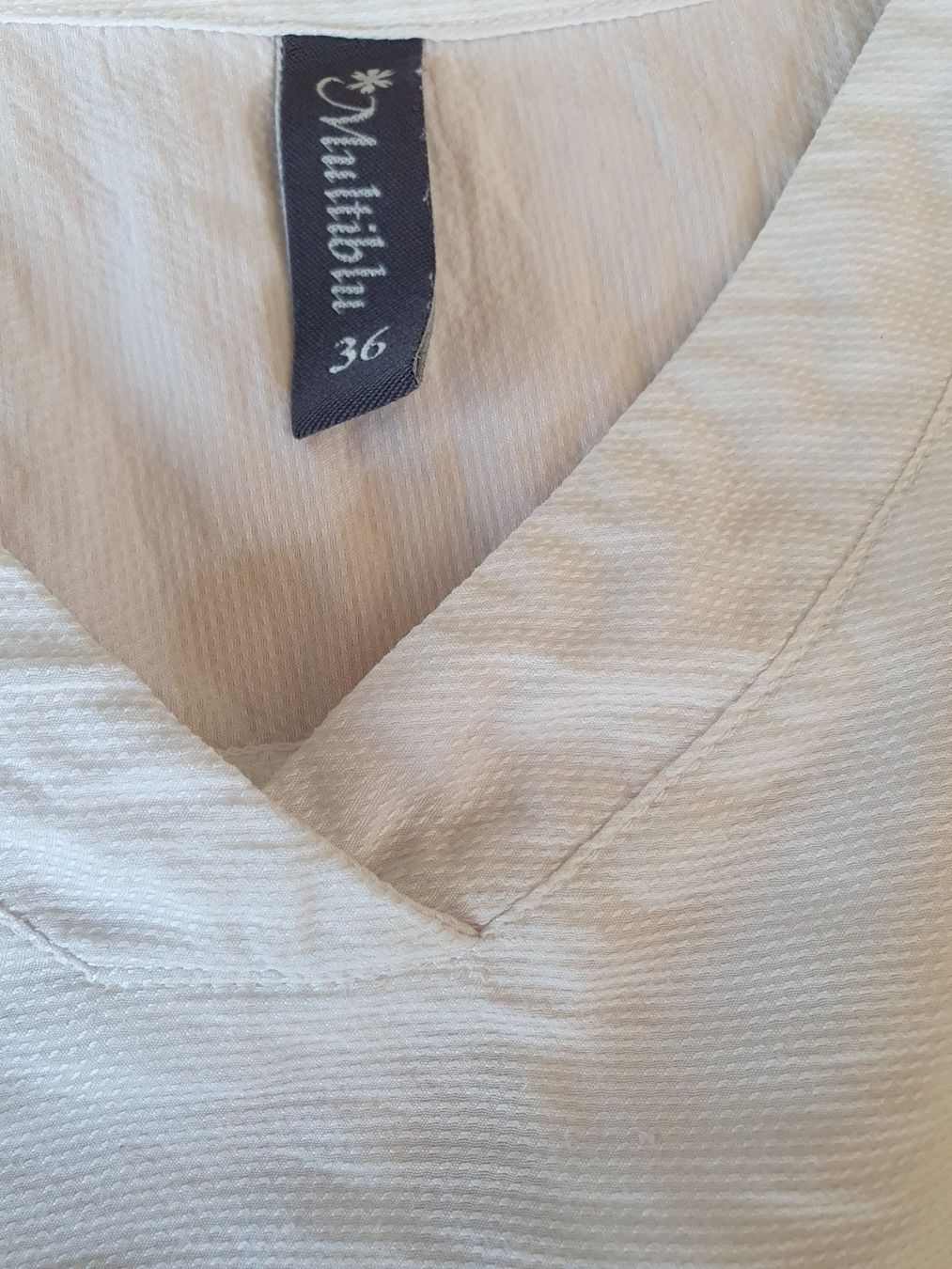 Camicette: Joli chemisier blanc, taille 36 – Usato da Courroux venduto da sv235 2