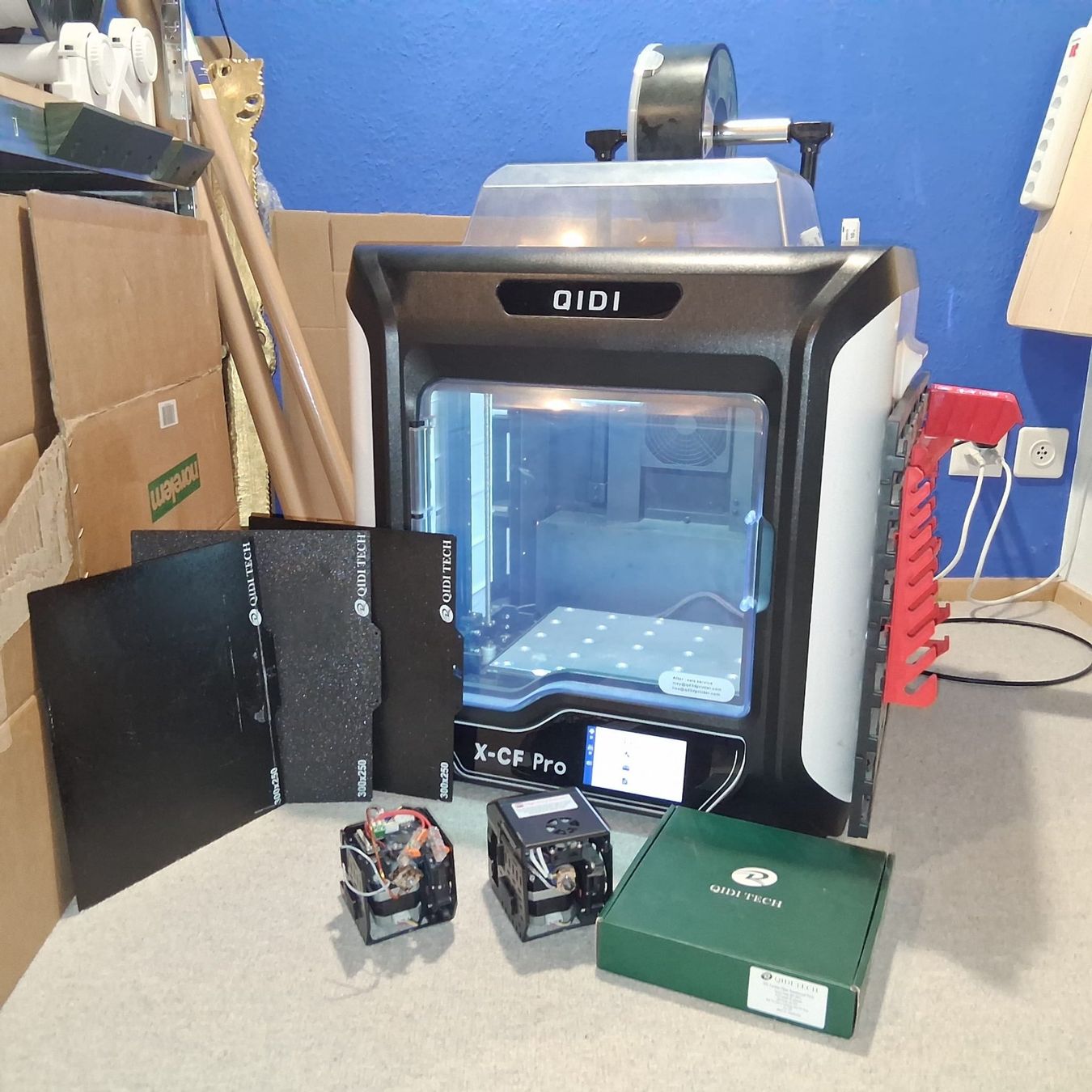 XYZprinting Stampanti 3D: 3D-Drucker Qidi X-CF Pro Anfänger bis Fortgeschritten – Usato da Ottikon b.Kemptth. venduto da lau_67sw