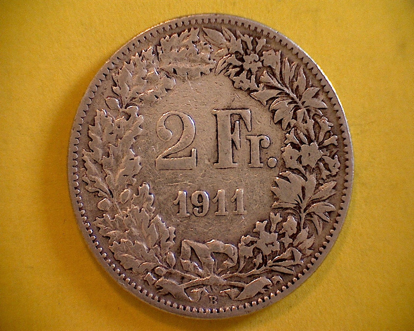 Alle Münzen: 2 Fr. 1911 – Gebraucht aus Buchs AG von Ged8