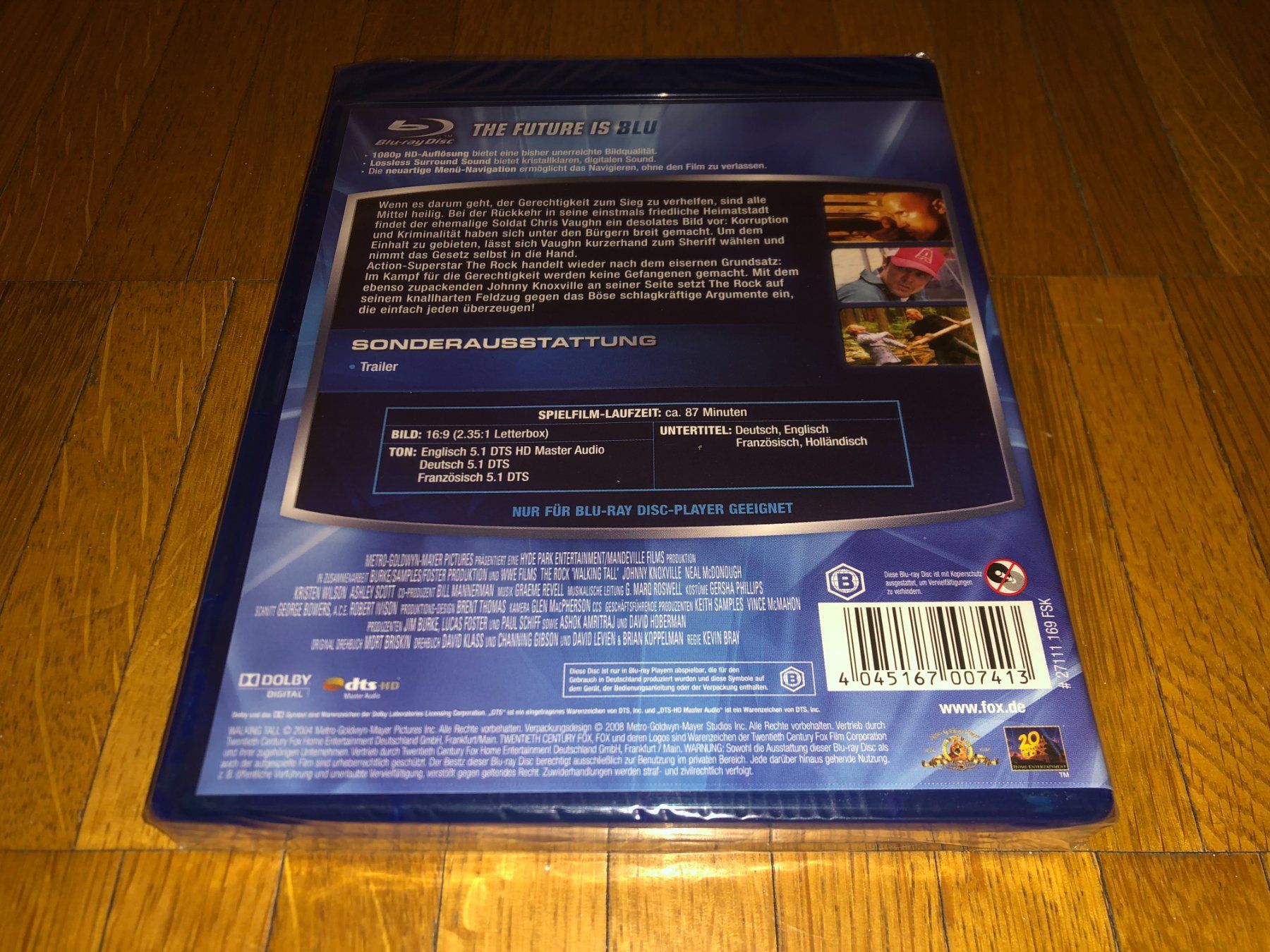 Tutti i DVDs: Walking Tall - BLU-RAY - UNCUT – Nuovo e nell'imballaggio originale da Basel venduto da havsok 1