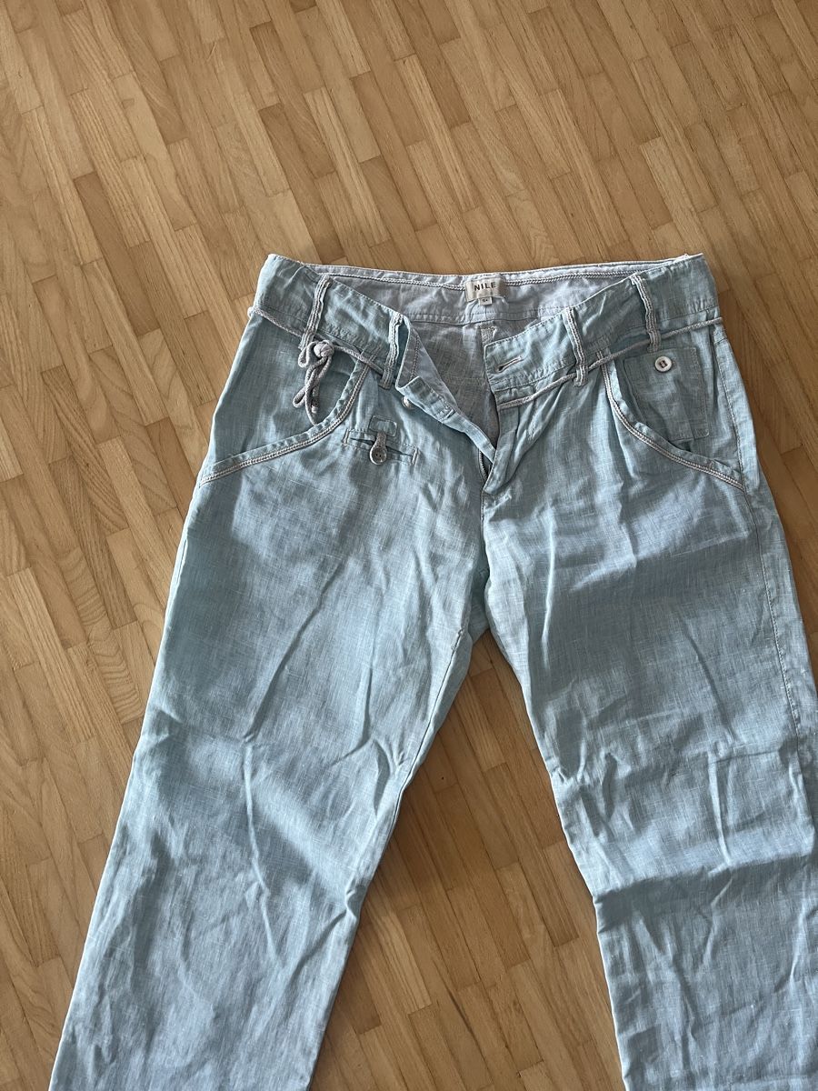 Nile Pantaloni: Nile Hose Leinen‼️ein Artikel gratis dazu – Usato da St. Gallen venduto da elli18 1