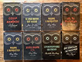 8 volumes - policiers - ancien