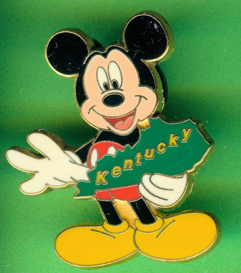 Disney Placchette & Badge: DISNEY  Mickey Maus  KENTUCKY – Usato da Winterthur venduto da Sammleroase