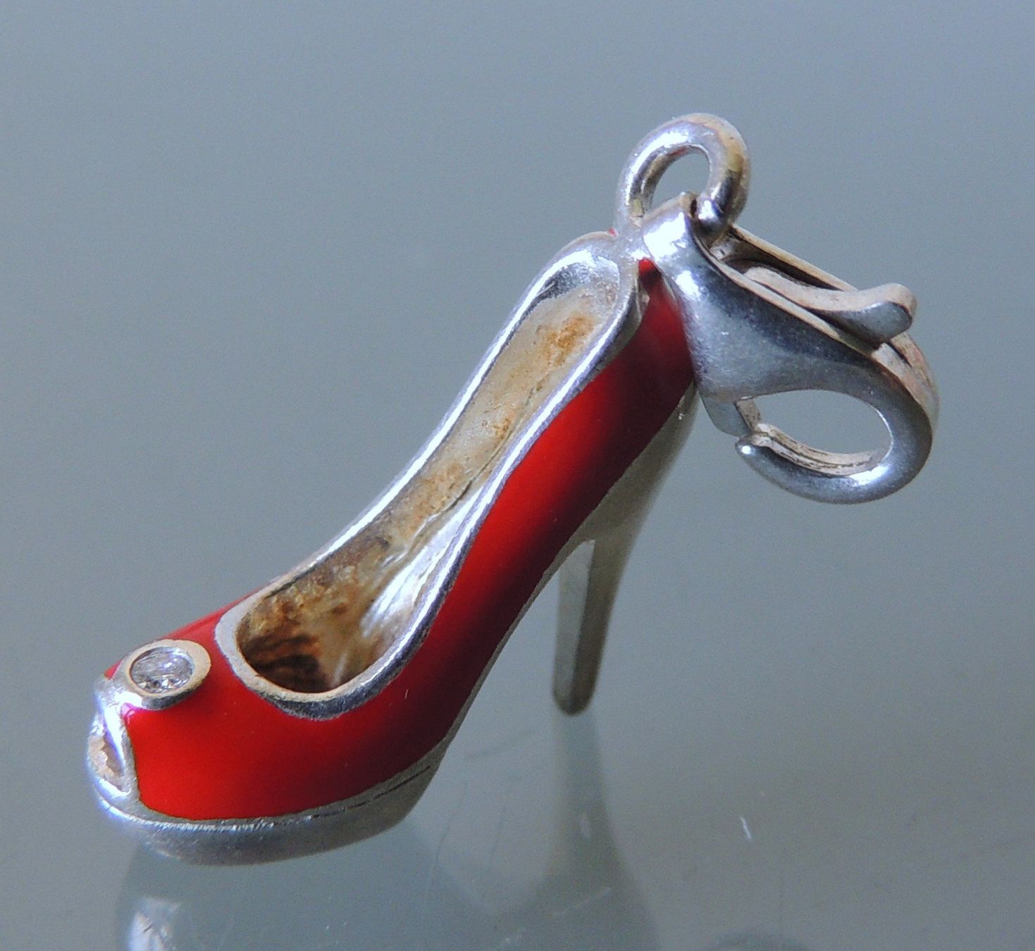 Thomas Sabo Ciondoli: THOMAS SABO Silber 925 high heel charm Anhänger – Usato da Waldenburg venduto da schaller707
