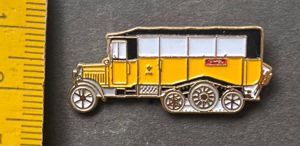 Placchette & Badge: historisches Schweizer Postauto, PTT/ pin – Usato da Wabern venduto da DaxKarten-75